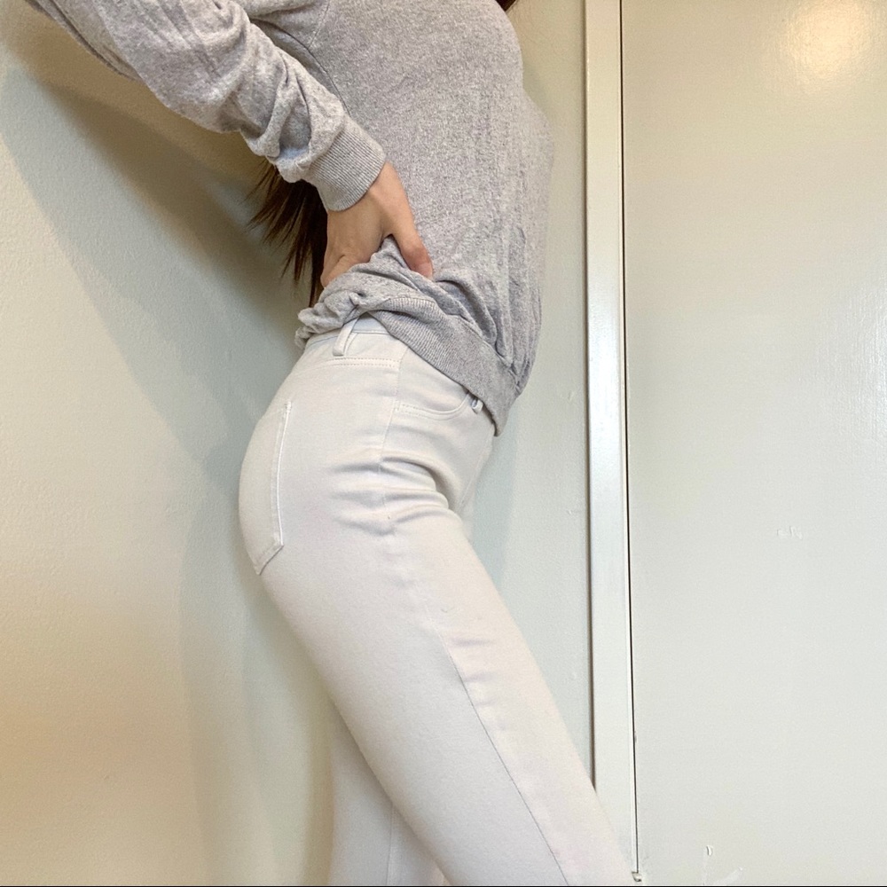 Uniqlo white jeggings